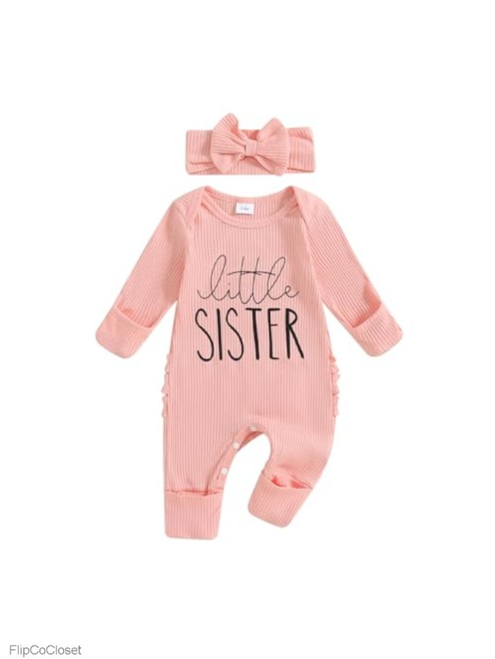 Baby Girl Long Sleeve Romper Jumpsuit Coming Home Outfit